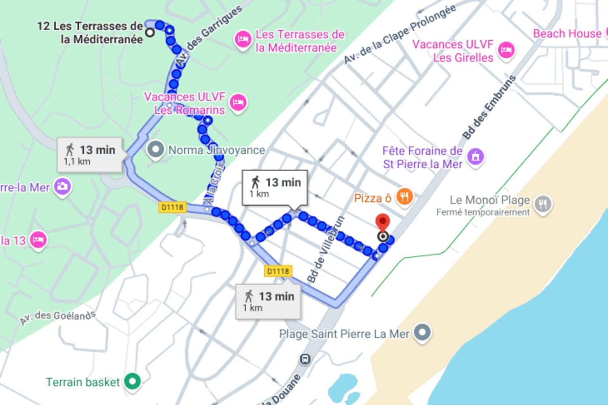 Saint-Pierre-la-Mer  Le Rivage - Appartement Avec Piscine Et Vue Mer מראה חיצוני תמונה